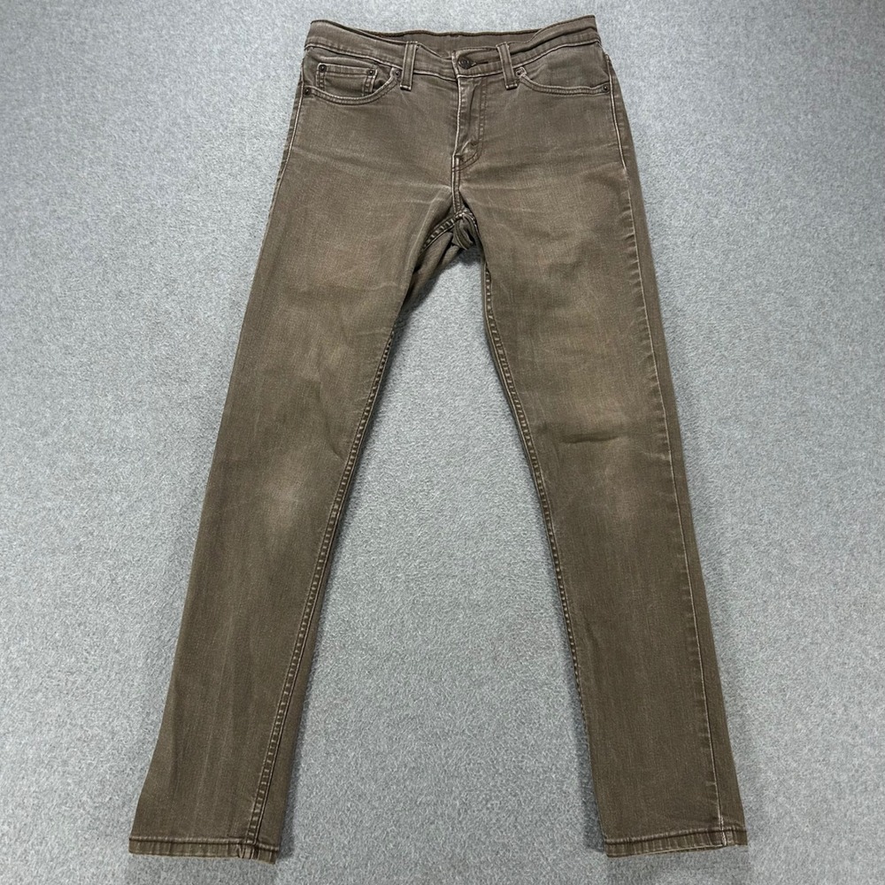Levi's Pants 511 Mens 29x30 Brown Slim Fit Casual Streetwear